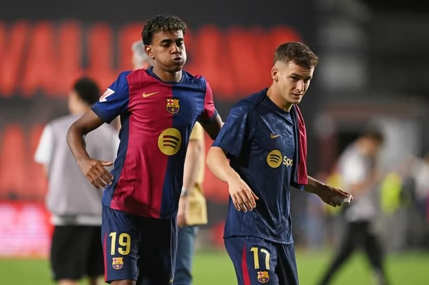 Lamine Yamal e Marc Casadó - Barcelona