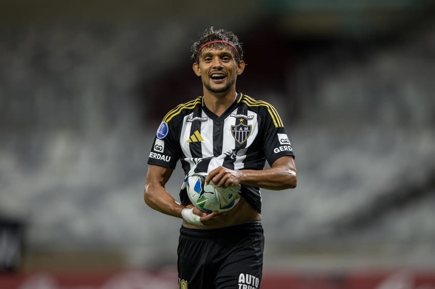 Scarpa comemora gol pelo Atlético-MG (Foto: Pedro Souza / Atlético)