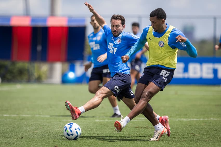 Rezende em treino do Bahia Foto: Rafael Rodrigues / EC Bahia