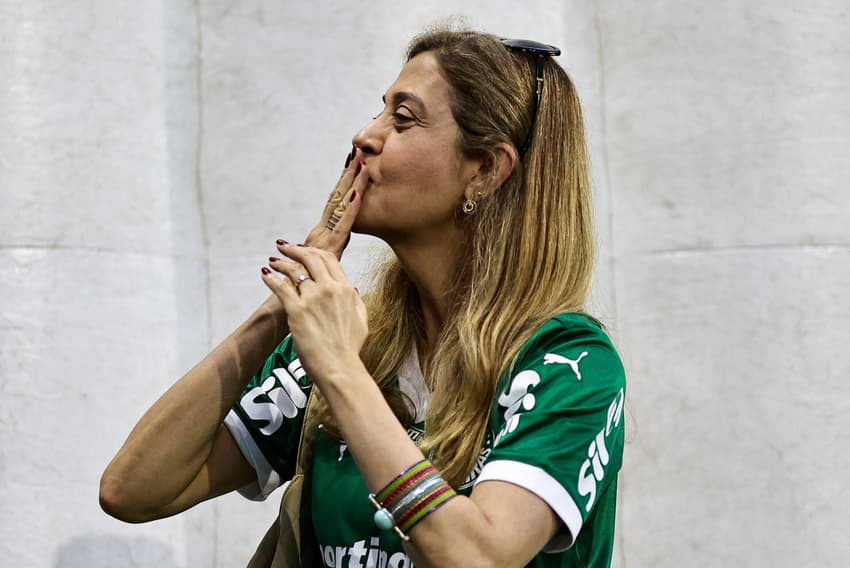 Leila Pereira, presiente do Palmeiras