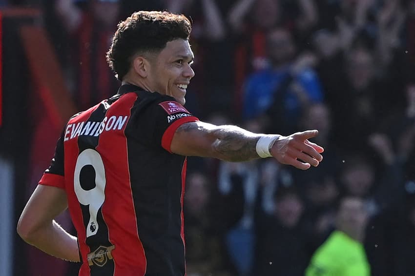 Evanilson em Bournemouth x Manchester City pela Premier League