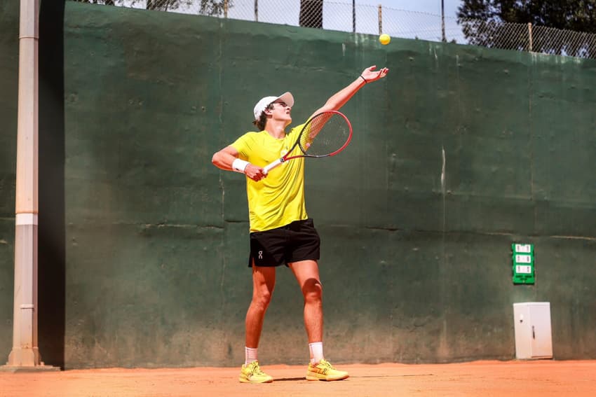 João Fonseca treina para a estreia em Estoril
