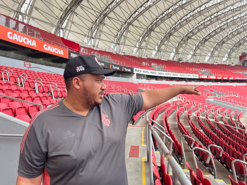 Anderson Valença, torcedor do Internacional
