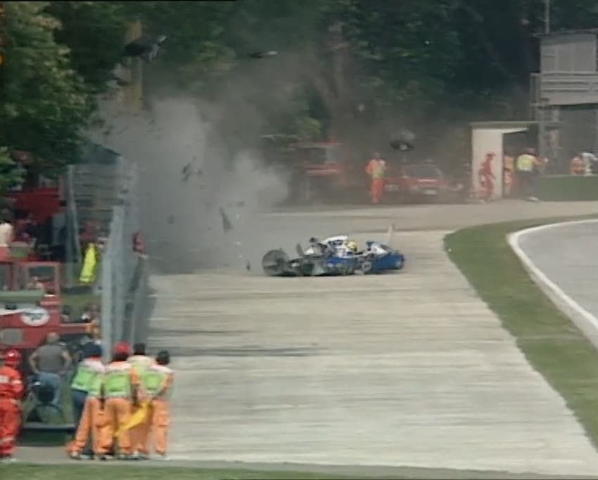 Senna Imola 1994 batida