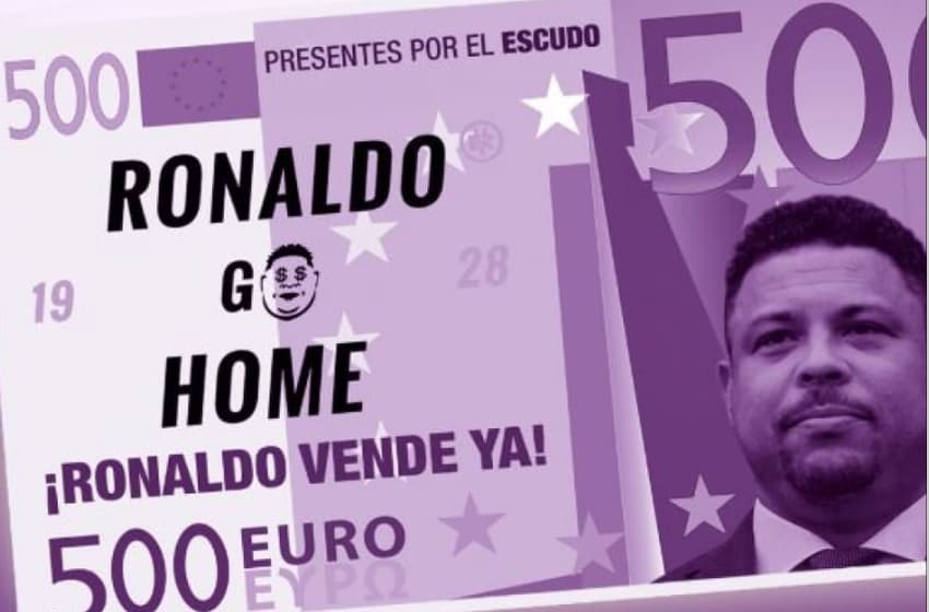 Torcedores do Valladolid preparam ofensas a Ronaldo