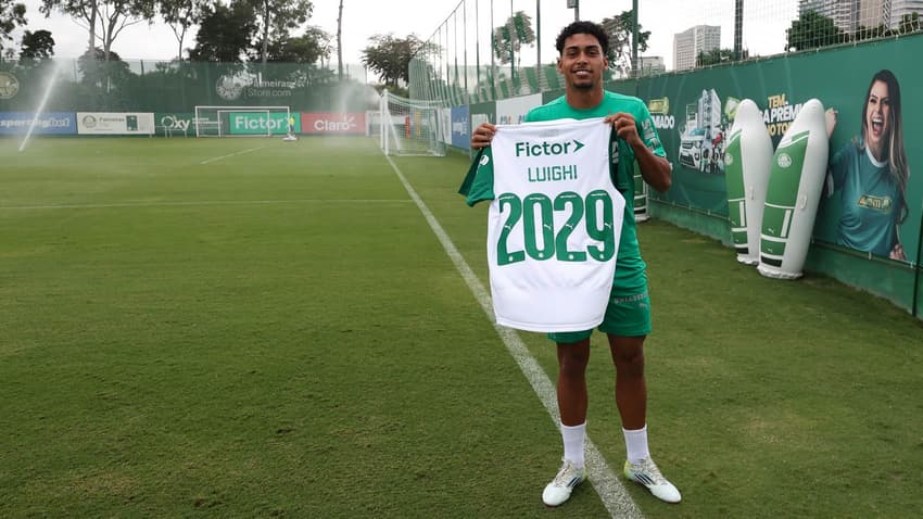 Luighi renova com o Palmeiras