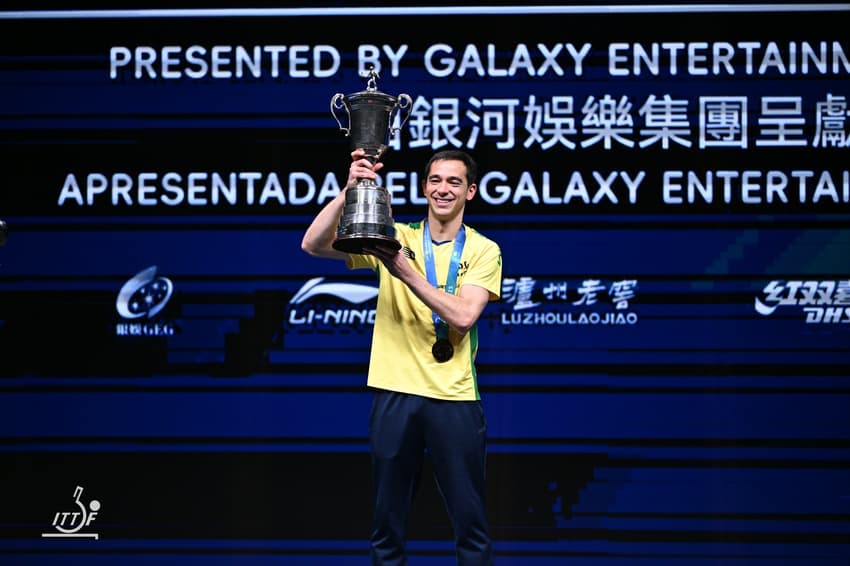 Hugo Calderano conquistou título inédito da Copa do Mundo