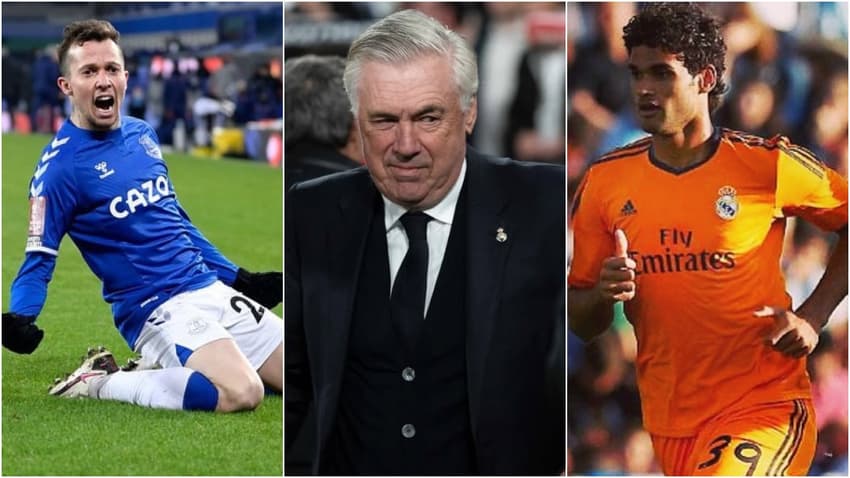 Bernard e Willian José trabalharam com Ancelotti (Foto: Reprodução)