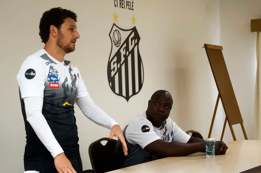 Elano e Arzul - Santos