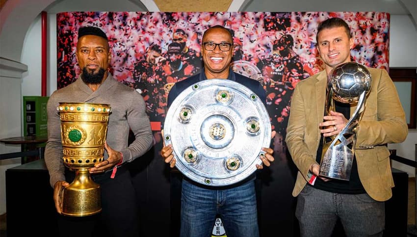 Zé Roberto, Paulo Sérgio e Henrique (Divulgação: Bayer 04 Leverkusen Brasil)