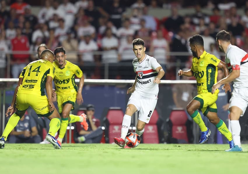São Paulo encara o Mirassol (Foto: Paulo Pinto / São Paulo FC)