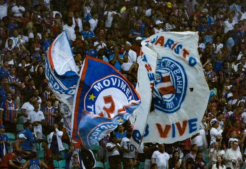 Torcida do Bahia na Arena Fonte Nova Foto: Letícia Martins / EC Bahia