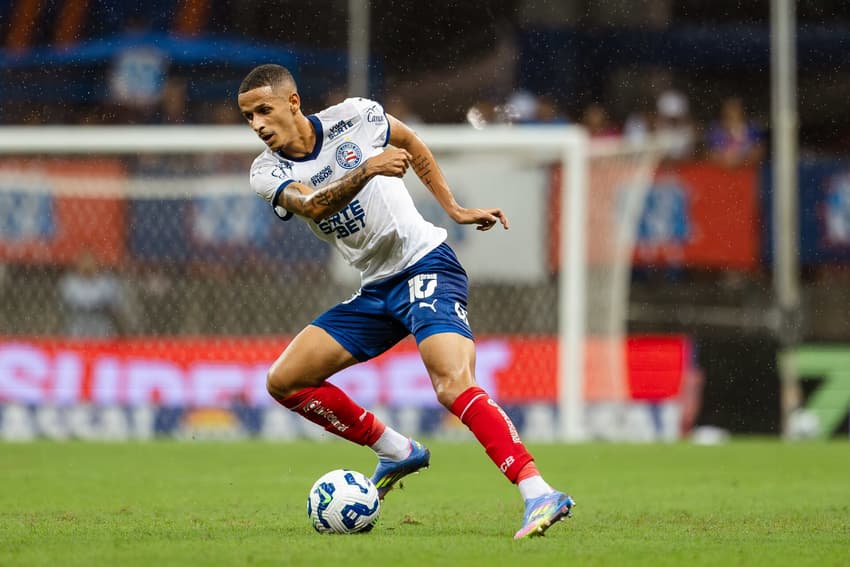 Luciano Juba em ação contra o Botafogo Foto: Letícia Martins / EC Bahia