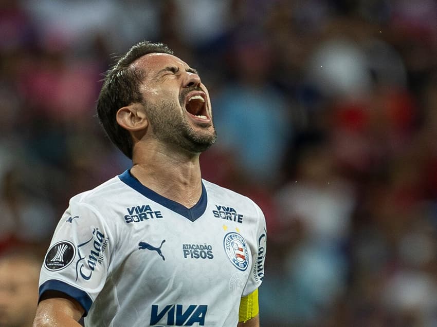 Everton Ribeiro se lamenta em jogo do Bahia Foto: Letícia Martins / EC Bahia