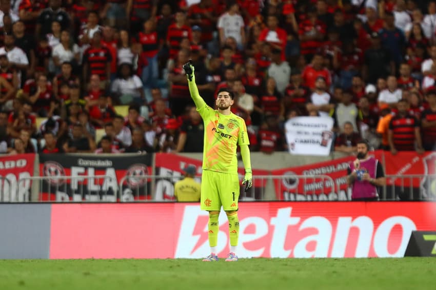 Rossi na vitória do Flamengo sobre o Bahia (Foto: Gilvan de Souza/Flamengo)