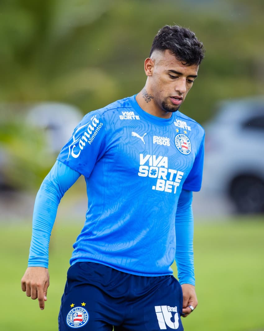 Lucho Rodríguez em treino pelo Bahia Foto: Letícia Martis / EC Bahia