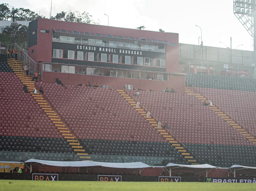 Estádio do Barradão antes da partida contra o Vasco Foto: Victor Ferreira / EC Vitória