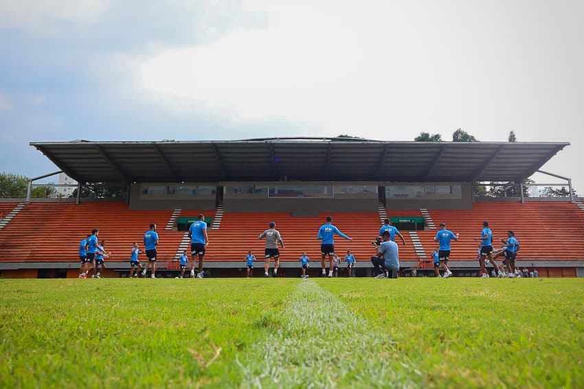 Treino do Bahia no estádio do Envigado FC Foto: Letícia Martins / EC Bahia