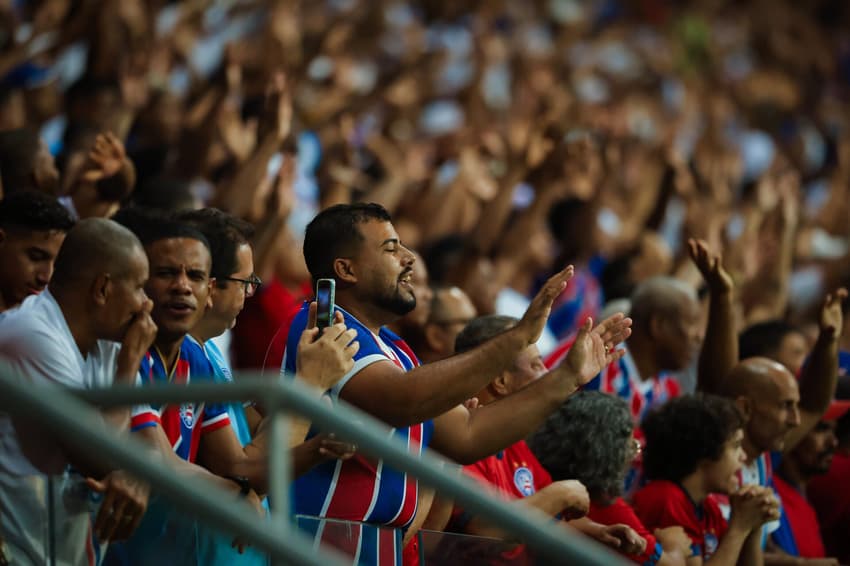 Torcida do Bahia comemora classificação para as oitavas da Copa do Brasil Foto: Letícia Martins / EC Bahia