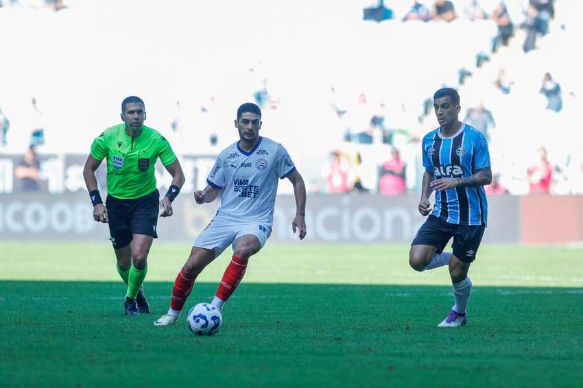 Bruno Arleu de Araújo em Grêmio x Bahia Foto: Rafael Rodrigues / EC Bahia