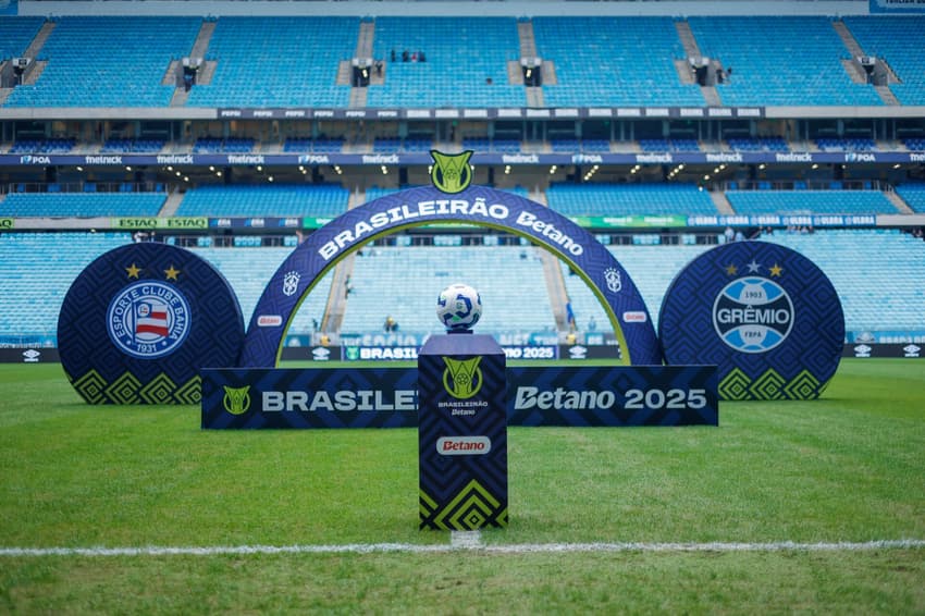 O Campeonato Brasileiro da Série A Brasileirão tem uma bet como patrocinadora master. Bahia x Grêmio