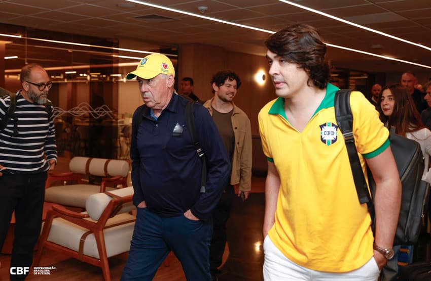 Carlo Ancelotti e Diego Fernandes - Seleção Brasileira