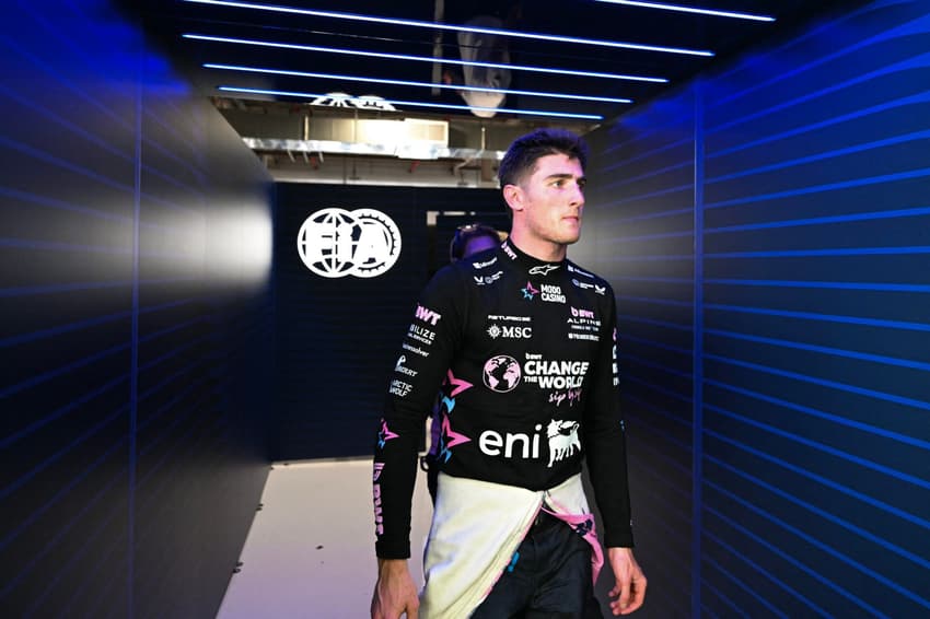 Alpine's French driver Jack Doohan exits the garage after the qualifying session for the 2025 Miami Formula One Grand Prix at Miami International Autodrome in Miami Gardens, Florida, on May 3, 2025. (Photo by CHANDAN KHANNA / AFP)