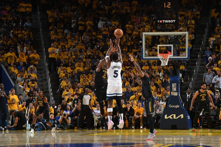 2025 NBA Playoffs - Minnesota Timberwolves v Golden State Warriors - Game Four