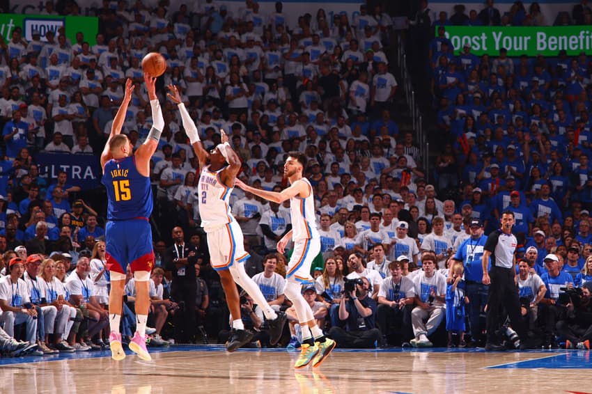 2025 NBA Playoffs - Denver Nuggets v Oklahoma City Thunder - Game Five