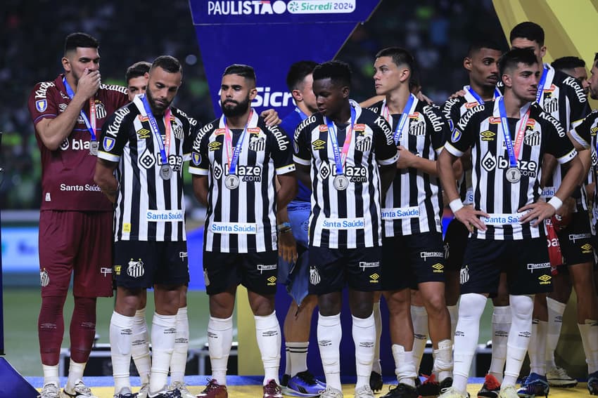 Santos será mandante pela primeira vez no Allianz Parque; Peixe já enfrentou o Palmeiras em 15 partidas no estádio. (Foto: Ettore Chiereguini/AGIF)