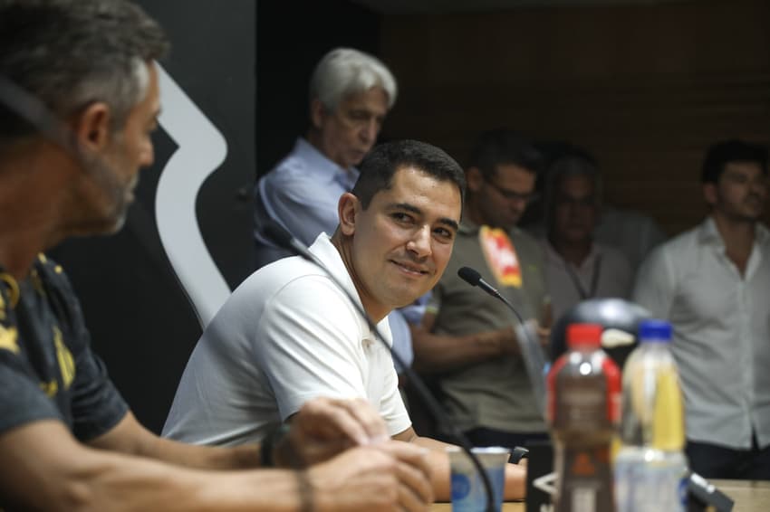 Pedro Martins foi o responsável por trazer Caixinha (Foto: Reinaldo Campos/AGIF)