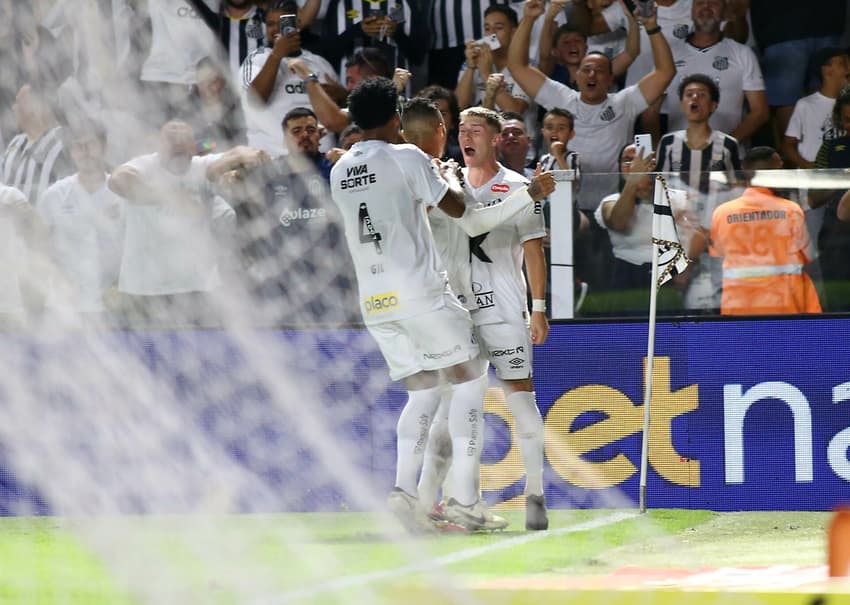 Santos busca a primeira vitória na Vila Belmiro sob o comando do técnico Cléber Xavier. (Foto: Mauricio De Souza/AGIF)