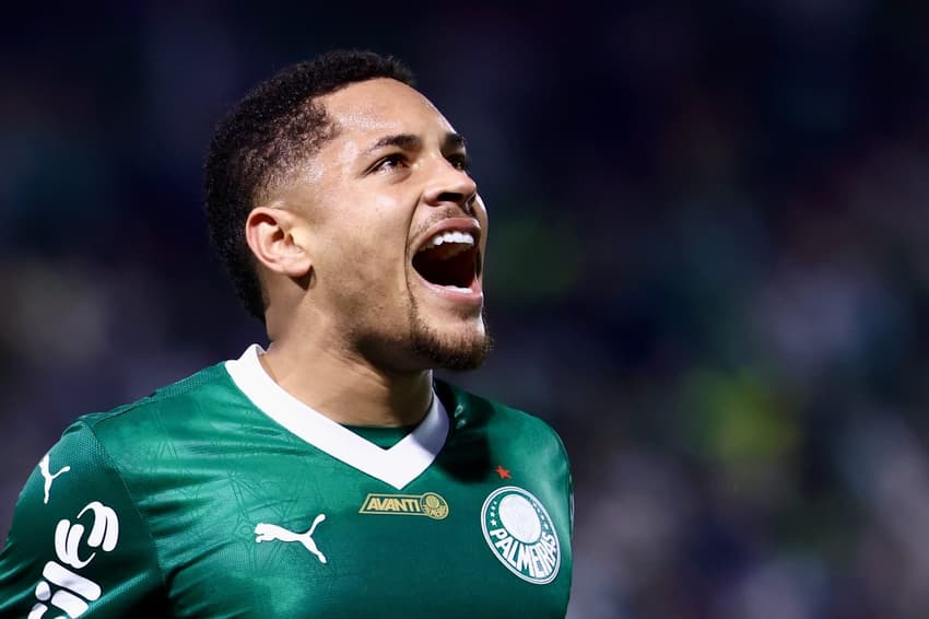 Vitor Roque, centroavante do Palmeiras