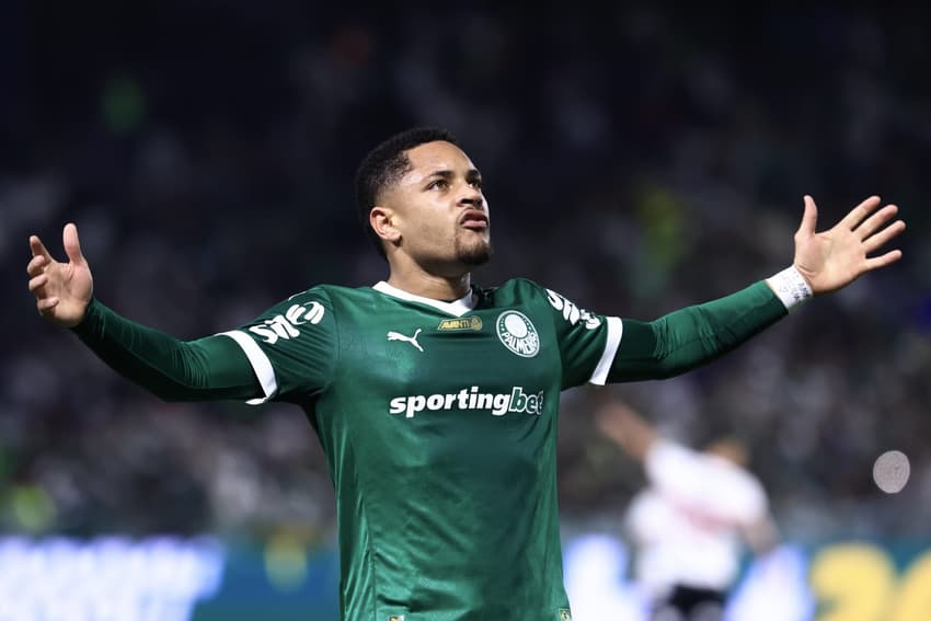 Vitor Roque, centroavante do Palmeiras