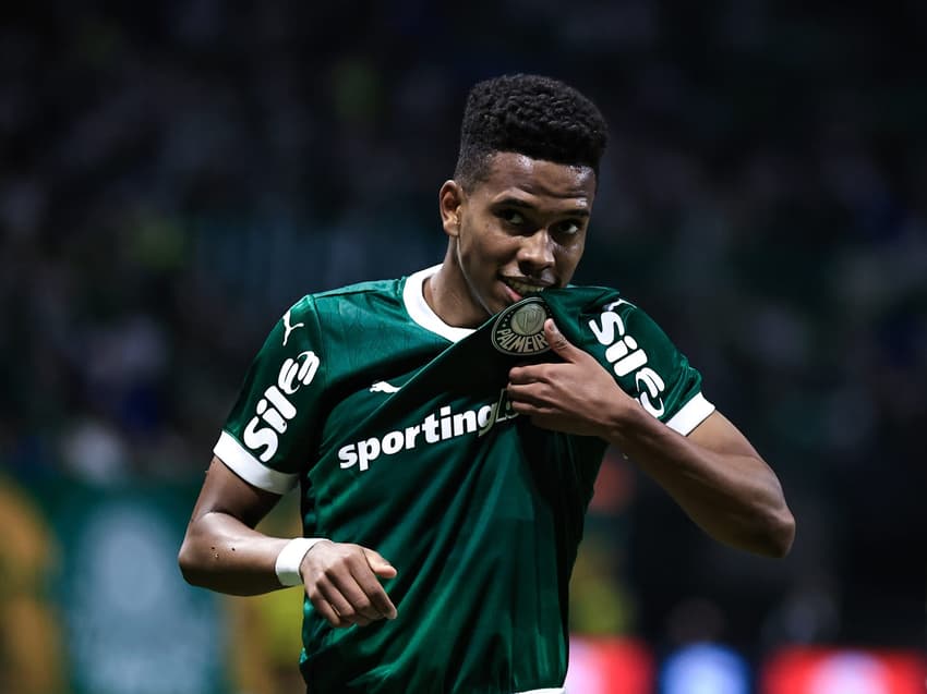 Estêvão, atacante do Palmeiras
