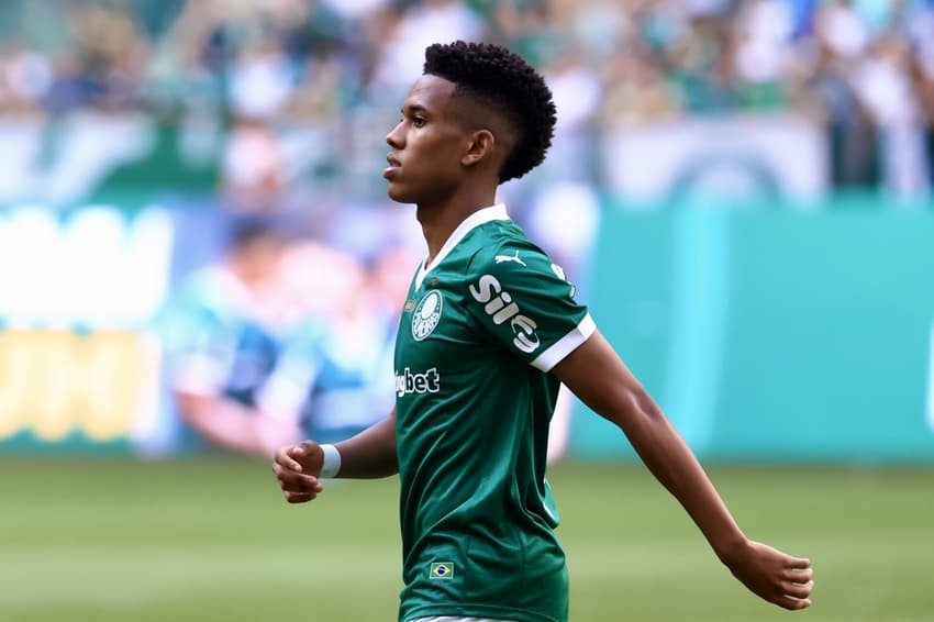 Estêvão, atacante do Palmeiras