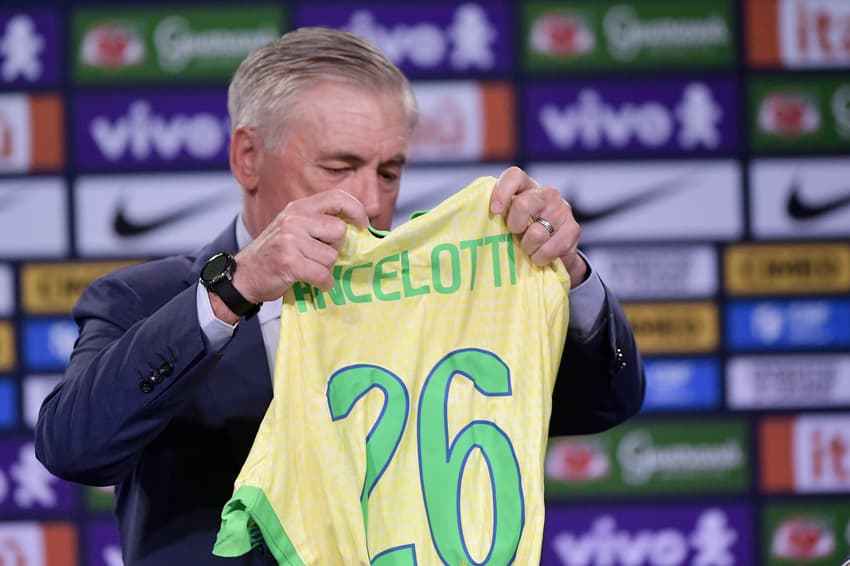 Ancelotti apresentado como técnico da Seleção