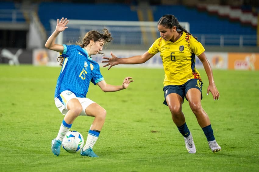 Brasil Equador feminino Sul-Americano sub-17
