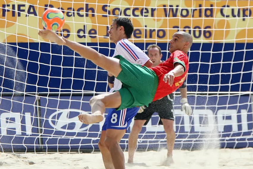 Madjer da seleção de portugal de futebol de areia