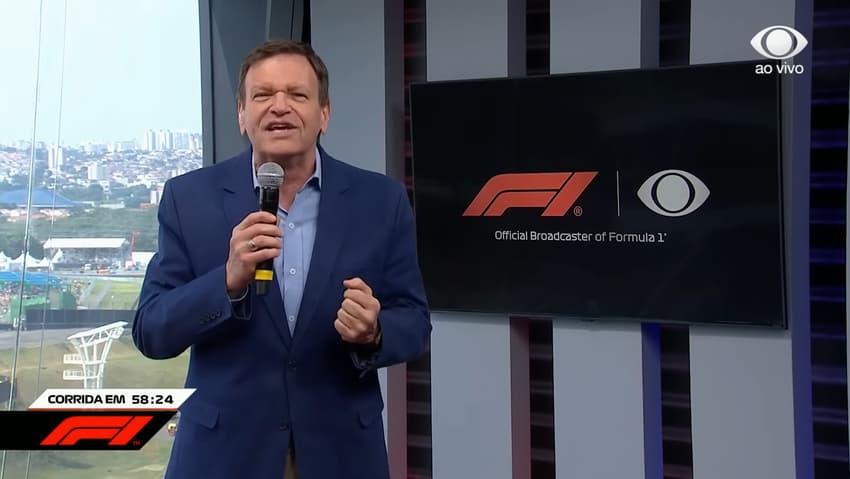 F1 na Band em 2025 (Foto: Reprodução/Band)