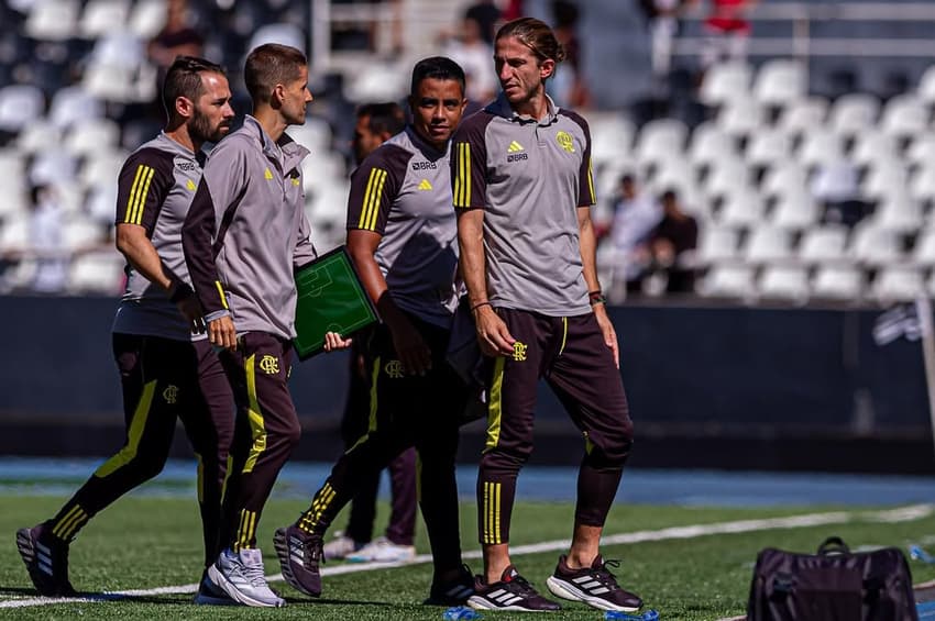 Comissão técnica Filipe Luís Flamengo