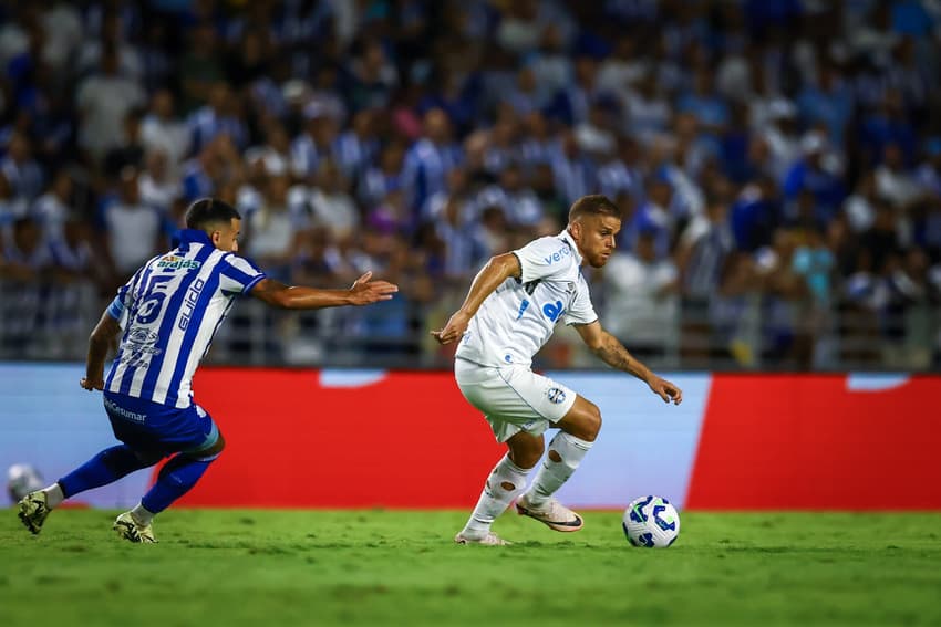 Cuéllar foi o substituto de Villasanti contra o CSA. (Foto: Lucas Uebel/Grêmio FBPA)