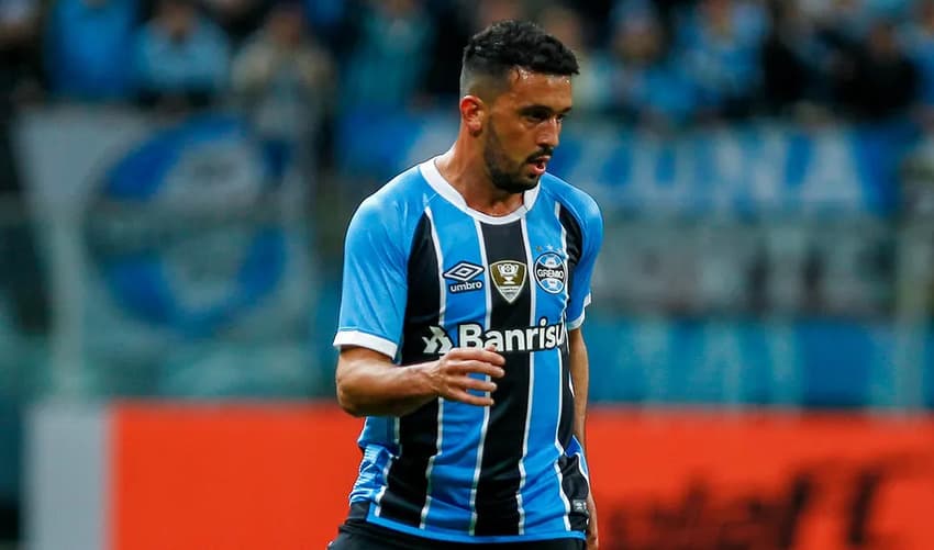 Edílson foi campeão da Copa do Brasil e da Libertadores pelo Grêmio. (Foto: Lucas Uebel/Grêmio FBPA)