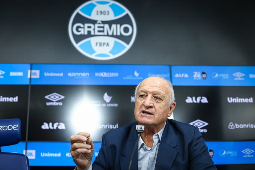 Felipão é Coordenador Técnico do Grêmio. (Foto: Lucas Uebel/Grêmio FBPA)