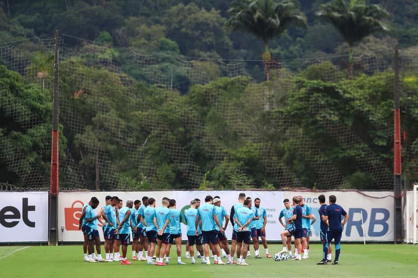 Flamengo treino Filipe Luís