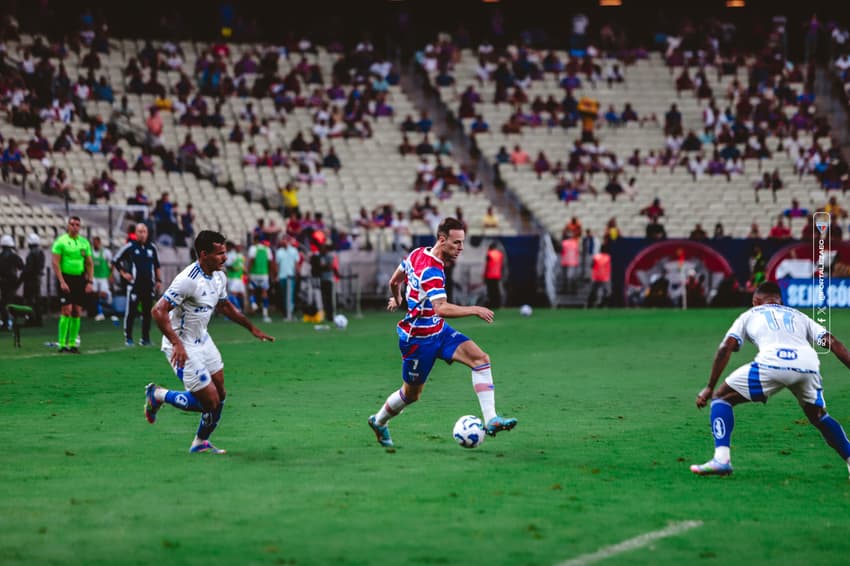 Partida entre Fortaleza e Cruzeiro, pelo Brasileirão (Foto: Matheus Amorim/Fortaleza EC)