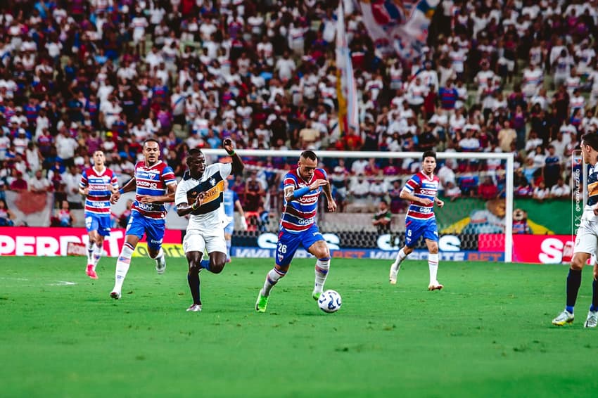Partida entre Fortaleza e Retrô, na Arena Castelão, pela Copa do Brasil de 2025 (Foto: Matheus Amorim/Fortaleza EC)