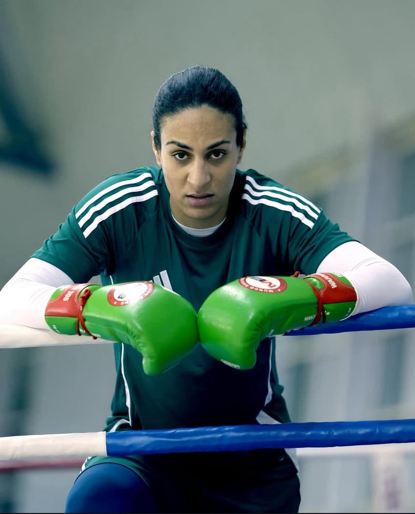 Imane Khelif em seus treinamentos (Foto: Repdorução/ Redes Sociais)