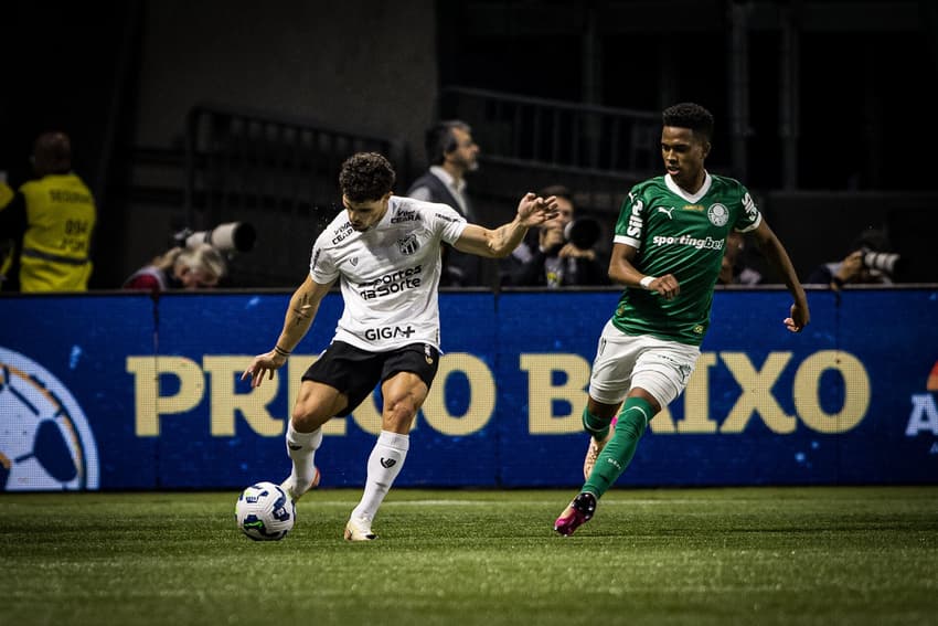 Partida entre Palmeiras e Ceará, pela Copa do Brasil (Foto: Gabriel Silva/Ceará SC)