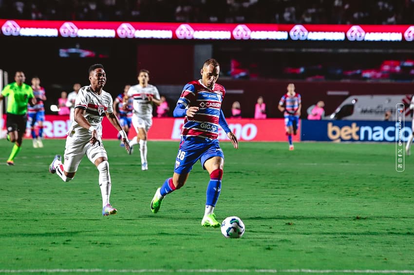 Partida entre São Paulo e Fortaleza, pelo Brasileirão 2025 (Foto: Matheus Amorim/Fortaleza EC)